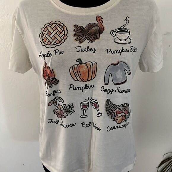 Women’s Modern Lux thanksgiving tee - Picture 1 of 4